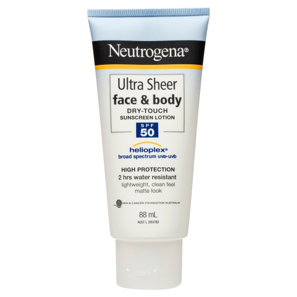 NEUTROGENA Ultra Sheer Face Lotion SPF50+ 88mL