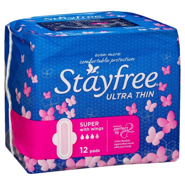STAYFREE Ultra Thin Super Wing 12