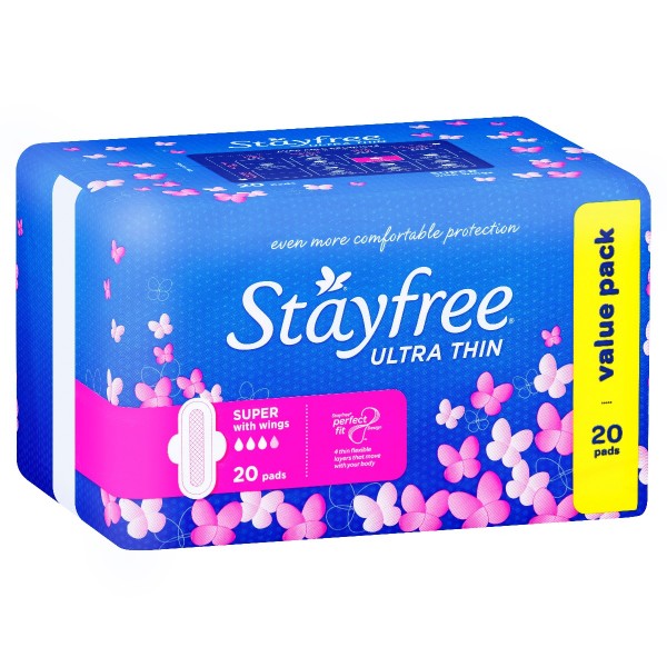 STAYFREE Ultra Thin Super Wing 20 