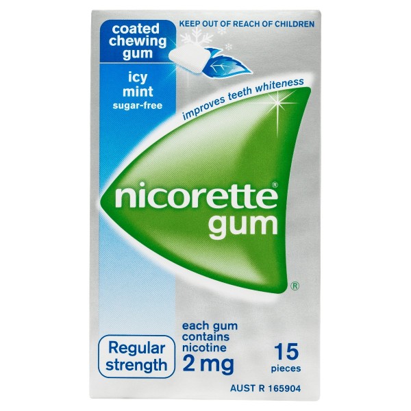 NICORETTE® Gum Icy Mint 2mg 15 NICORETTE® Gum Icy Mint 2mg 15