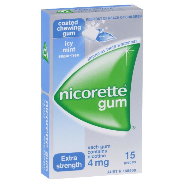 NICORETTE® Gum Icy Mint 4mg 15 NICORETTE® Gum Icy Mint 4mg 15