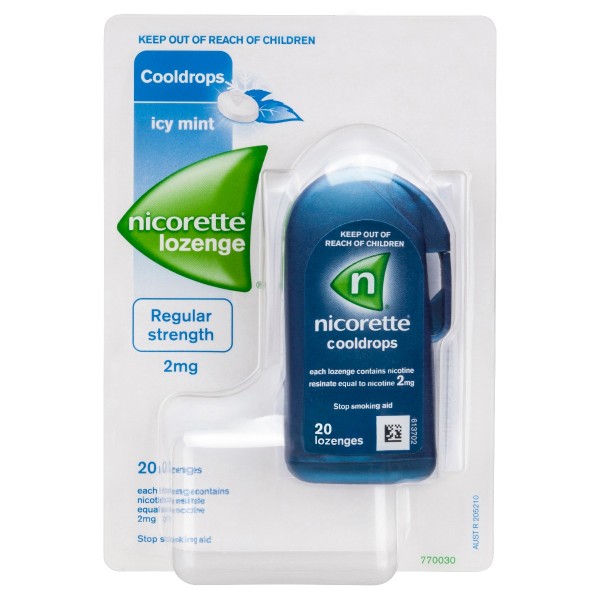 NICORETTE® Cooldrops Lozenge 2mg 20 NICORETTE® Cooldrops Lozenge 2mg 20